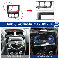 Cadre de voiture Meihua pour Mazda RX8 2009-2011, autoradio, façade DVD, stéréo, panneau CD, kit de garniture, installation facile avec câble