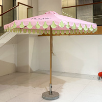 Nouveau Design Grand Parapluie de Fabrication Industrielle à Mât Central en Aluminium Personnalisable Imprimé Pliant Extérieur Pare-soleil Imperméable Coupe-vent