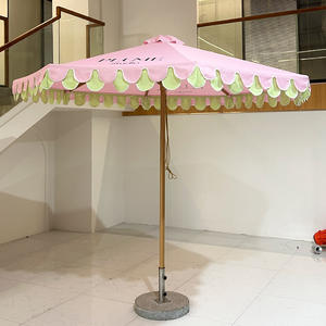 Nouveau Design Grand Parapluie de Fabrication Industrielle à Mât Central en Aluminium Personnalisable Imprimé Pliant Extérieur Pare-soleil Imperméable Coupe-vent - Product Image 5