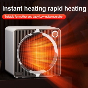 Ventilador Calefactor Portátil de Escritorio - 500 Vatios - Mini Ventilador Calefactor Silencioso para Oficina y Dormitorio, Frío y Calor - Product Image 2