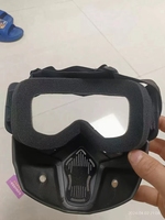 Masque de lunettes de cyclisme tactique, résistant aux UV, coupe-vent, anti-buée, détachable, réglable, CS/Paintball