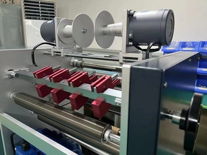 小型企业优质350毫米迷你TTR分切复卷机迷你条码带分切复卷机 - Product Image 5