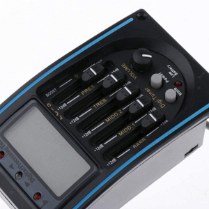 Equalizzatore per <span class=keywords><strong>Chitarra</strong></span> Acustica Elettrica LC-5 a 5 Bande Nero <span class=keywords><strong>con</strong></span> Accordatore LCD e Preamplificatore - Product Image 6