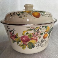 Soupière Traditionnelle Vintage Écologique en Émail, Bol de Lavage Alimentaire, Assiette en Acier Métallique Personnalisée, Ustensiles de Cuisine, Vaisselle, Soupières