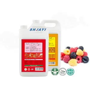 50 Times Concentrate Syrup For Beverage Factory Making Mixed Berry Flavor Juice Soft Drink Production