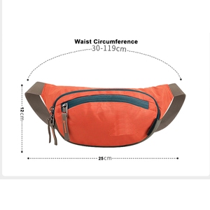 Sac de sport portable personnalisé, sac banane pour homme et femme, randonnée, cyclisme, nylon, ajusté, confortable, ceinture de course, sacs de jogging - Product Image 3