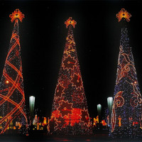 Grand magasin de noël de haute qualité décoration parc des dinosaures parc d'attractions spectacle de lumière de Performance