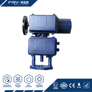 Actionneur électrique linéaire à poussée, signal modulant 4-20 mA avec protection contre les sur-tours, dispositif de commande à distance pour vanne de pipeline - Product Image 1