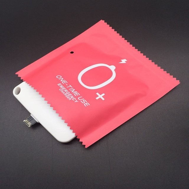Disposable Gift Power Bank Polymer Lithium Cell 5V 1A Output ABS Lightweight Portable Emergency Charger