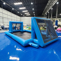 Zone de jeu de ballon de Football gonflable, panier d'extérieur, usine, pour divers coloris