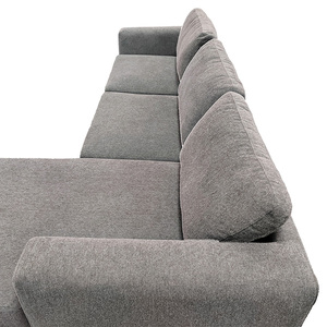 Canapé modulaire de luxe pour salon, neuf, vente directe d'usine, chaise longue d'angle, structure en bois, moderne, pour hôtel, appartement, villa - Product Image 6