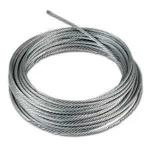 Câble métallique en acier trempé à chaud, enduit de Zinc, offre spéciale