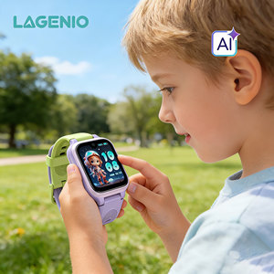 Montre connectée pour enfants LAGENIO K9 AI avec positionnement 5MP, assistant d'apprentissage IA, appel SOS, appel vidéo, écran 1,78 pouces, GPS 4G pour enfants - Product Image 1