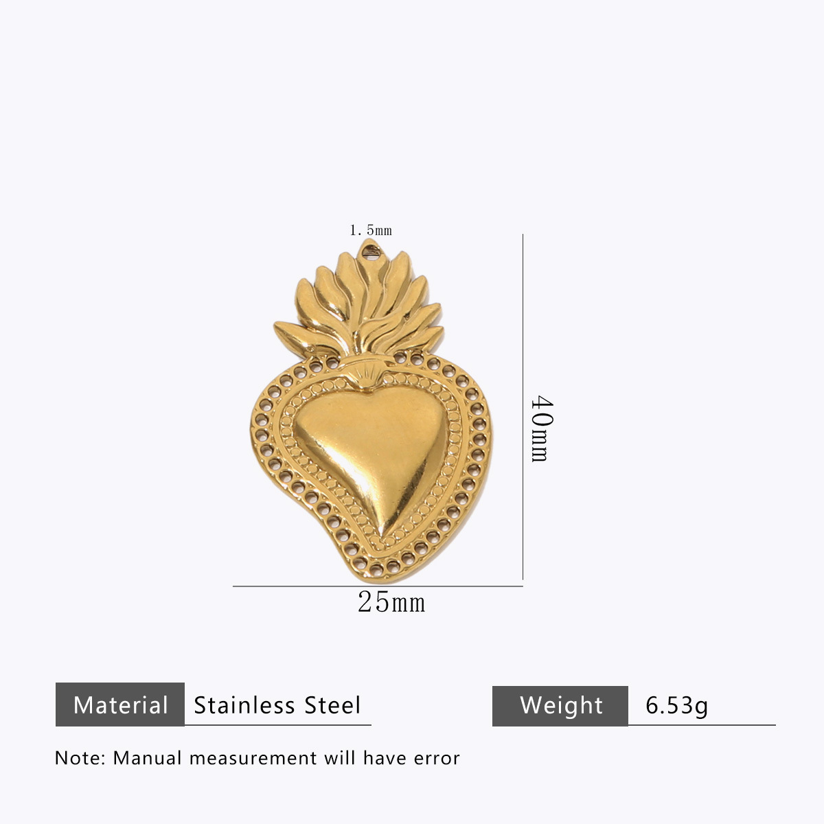 F-golden heart 25*40