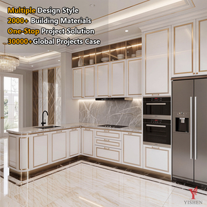 All <strong>Aluminum</strong> Kitchen Cabinet Durable Island With Soft-Close Hinge Moderns Modular Complete Furniture Cupboard Ready to Assemble - Product Image 1