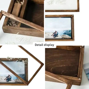 <span class=keywords><strong>Scatola</strong></span> regalo di alta qualità eco-friendly in legno di pino con foto di memoria in legno di pino <span class=keywords><strong>scatola</strong></span> scorrevole superiore porta porta porta porta porta USB - Product Image 5