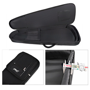 กระเป๋าเบสกีต้าร์ไฟฟ้าวัสดุออกซ์ฟอร์ดกระเป๋าเครื่องดนตรีทำจากผ้าฝ้ายหนาลายมุก - Product Image 4