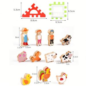 Ensembles de blocs de construction en plastique classiques, bricolage, créativité des enfants, jouets éducatifs portables STEM, cubes de puzzle pour enfants, garçons et filles - Product Image 3