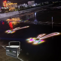 Spectacle laser d'extérieur programmable avec animation RGB, contrôle DMX ILDA personnalisable, 30KPPS, 15W, faisceau laser, IP65, étanche, pour événements
