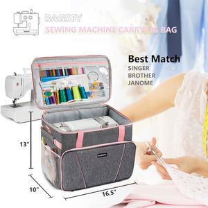 Free sample Multipurpose <b>Sewing</b> Machine Tote Storage Bag with Several Storage Pockets for Portable Carrying <b>Case</b> - Product Image 2