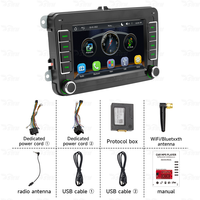 Autoradio Android BQCC 7 pouces, écran MP5, Carplay, FM RDS, BT, stéréo multimédia pour VW Amarok, Caddy, Golf 5, 6, Skoda Octavia, Passat B6