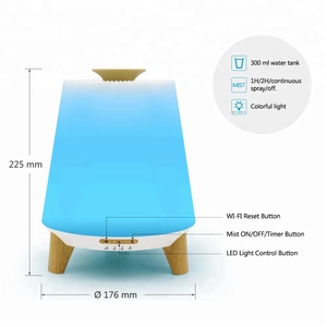 Difusor de Aroma Inteligente con Wifi y Logotipo Personalizado, 300 ml, Humidificador de Aromaterapia Silencioso con Apagado Automático, Difusor de Esencias para Regalo - Product Image 5