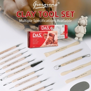 Giorgione – Offre Spéciale : Kit de 11 Outils de Modelage en Bois pour Pâte à Modeler et <span class=keywords><strong>Poterie</strong></span> - Product Image 2