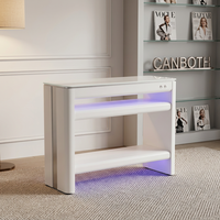 Séchoir à ongles de table double ou triple, design moderne et minimaliste pour 2-3 personnes, idéal pour les salons de manucure professionnels