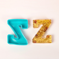 6 Zoll Silikon Buchstabe A- Z Epoxidharz Alphabet Form große Größe Nummer 0-9 Silikon form für Harz formen Silikon