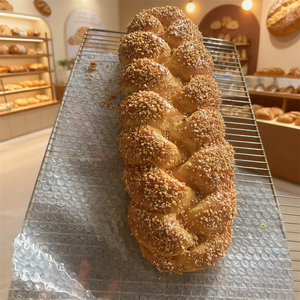 42cm Large Plastic Crafts Fried Dough Twists Shaped Plait Bread Crispy Honey Shell Whole Wheat Toast Peanut Crushed Plastic - Product Image 3