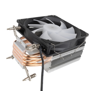 ZeroMaster Nuevo Enfriador de CPU ARGB con 4 Tubos de Calor, Radiador de Refrigeración por Aire y Agua para Computadoras de Gamers, con Disipador de Calor de Cobre para PC, 4 Pines - Product Image 3
