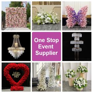 Decorazioni per Matrimoni all'Ingrosso, Accessori per Esterni, Scatola Regalo Fai-da-Te, <span class=keywords><strong>Fiori</strong></span> Artificiali Misti, Rose e Gypsophila - Product Image 3