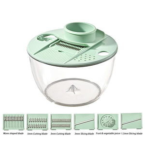 Multifunction Kitchen Vegetable Slicer Large Manual Salad Spinner Plastic Fruit Strainer Vegetable Lettuce Washer and Dryer - Product Image 2