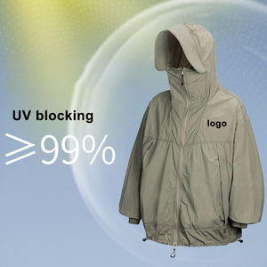 Veste de pêche à capuche avec protection UV, manteau d'extérieur respirant pour l'alpinisme, pour la plage, Jaket Pelindung, UPF50 + - Product Image 1
