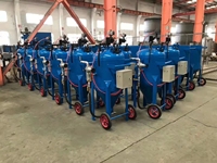 Machine de sablage à faible bruit et haute efficacité pour usage en atelier