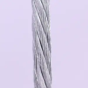 Cuerda de alambre de acero galvanizado de resistencia de inventario suficiente