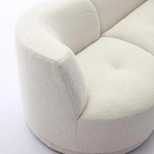 Divano Moderno di Lusso in <span class=keywords><strong>Velluto</strong></span> per Soggiorno, Divano Girevole a Parete, Arredamento Affidabile in Tessuto - Product Image 3