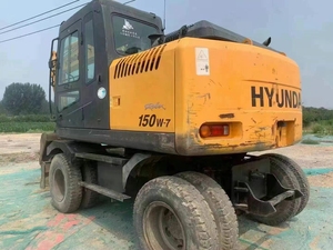 Excavatrice sur pneus Hyundai 150W-7 150W-9 140W 200W 150W-9, déplacement rapide, coréenne, 15 tonnes, d'occasion, Hyundai 140W-9 à conduite sur roues - Product Image 4