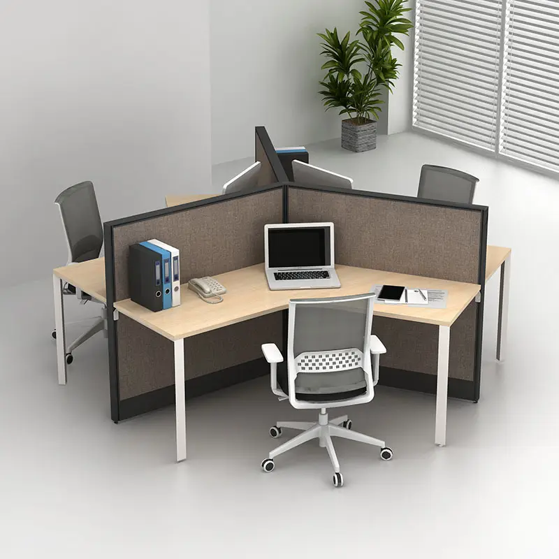 Großhandel custom büro computer schreibtisch top / high end büro desktop/gebogene kante tisch tops