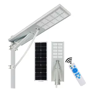 LAP yüksek lümen kamu ticari 200W 240W 300W Lifepo4 hepsi bir güneş enerjili lamba Led güneş sokak ışıkları