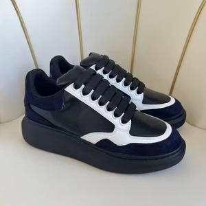 Zapatillas Chunky para Hombre, Color Azul Marino, Gamuza, Sin Cordones, Punta Redonda, Plataforma con Entresuela de EVA, Suela de Goma, Para Todas las Temporadas, Forro de Malla Acolchado - Product Image 5