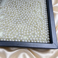 Perles d'eau douce naturelles de 2 mm à 3 mm, perles rondes blanches minuscules pour bijoux, bracelet, boucles d'oreilles, collier, accessoires DIY