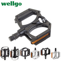 WELLGO Matériau léger en alliage d'aluminium antidérapant bonne résistance pédale de montagne de route de haute qualité pédales VTT Wellgo vélo