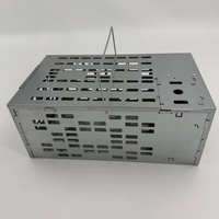 Piège à souris multi-captures sans cruauté, boîte à double porte, attrape-rongeurs continu en acier galvanisé, cage à rats sans tuer