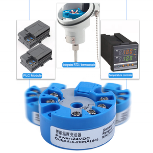 ตัวส่งสัญญาณอุณหภูมิอัจฉริยะ TC RTD Input 3/4 สาย Pt100 4-20mA OEM ปรับแต่งได้ 24VDC สีฟ้า รับประกัน 1 ปี พร้อมการกำหนดค่า - Product Image 3