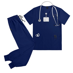 42021LW Oem pantalon de jogging à col en V extensible vêtements de sport de créateur gommages médicaux vente en gros seconde main - Product Image 1