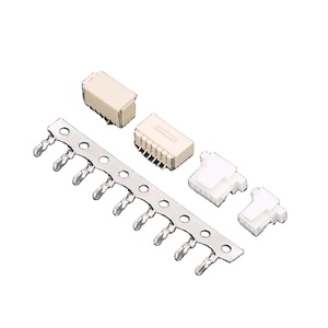 ขั้วต่อ JST 1.0 มม. แบบ SH พร้อมตัวล็อคและตัวล็อคแบบหัวเข็มขัด สำหรับเชื่อมต่อ PCB SMT แบบ Wire-to-Board  ขั้วต่อแบบ Crimp Terminal สำหรับเชื่อมต่อสายไฟกับแผงวงจร PCB - Product Image 1