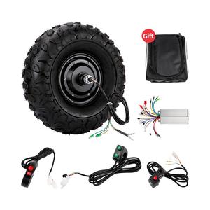 Kit moteur brushless 48V 500W pour chariot à main électrique à roue unique de 14,5 pouces, tout-terrain, basse vitesse - Product Image 1