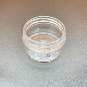 Pots en plastique ronds PET de 25 ml avec couvercle à vis transparent, étanches, pour crème et savon liquide, pour soins personnels - Product Image 3