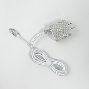 <span class=keywords><strong>Cable</strong></span> USB-C <span class=keywords><strong>con</strong></span> Diseño de Broca de Moda - <span class=keywords><strong>Cable</strong></span> de Carga Brillante de 1 Metro para Teléfono/Banco de Energía - Product Image 1